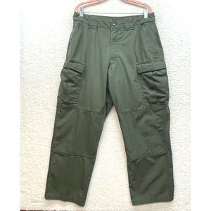 511 Tactical Pants Mens Large Green Ripstop Cargo 35.5-39 Utility Outdoor Gorp